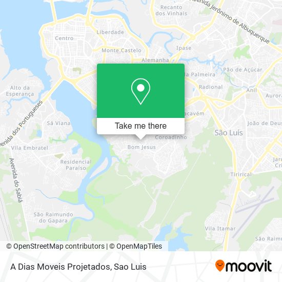 Mapa A Dias Moveis Projetados