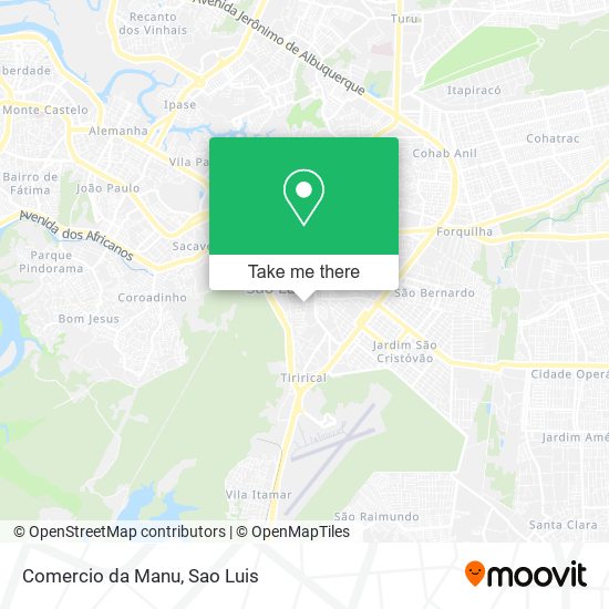 Comercio da Manu map