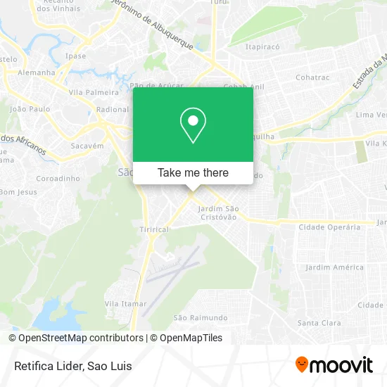 Retifica Lider map