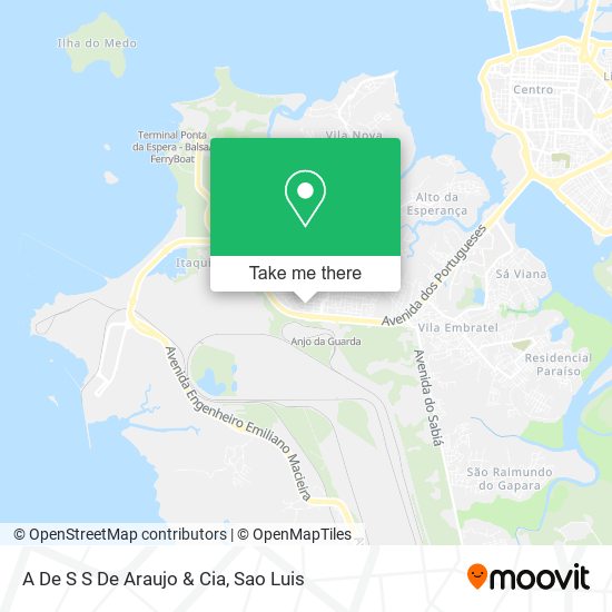 A De S S De Araujo & Cia map