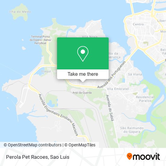 Perola Pet Racoes map