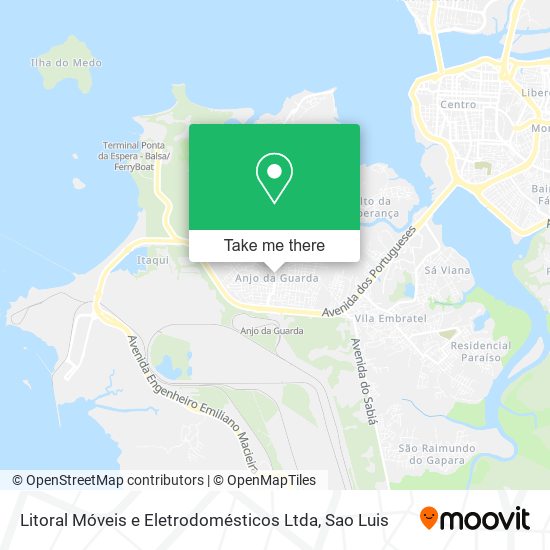 Mapa Litoral Móveis e Eletrodomésticos Ltda