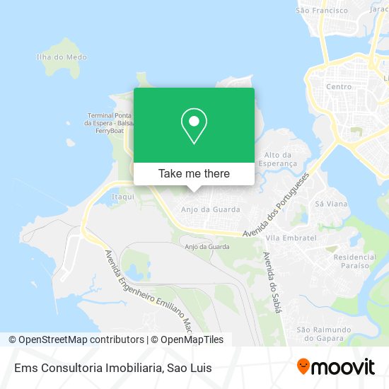 Mapa Ems Consultoria Imobiliaria