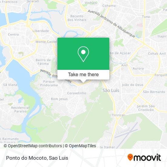 Mapa Ponto do Mocoto