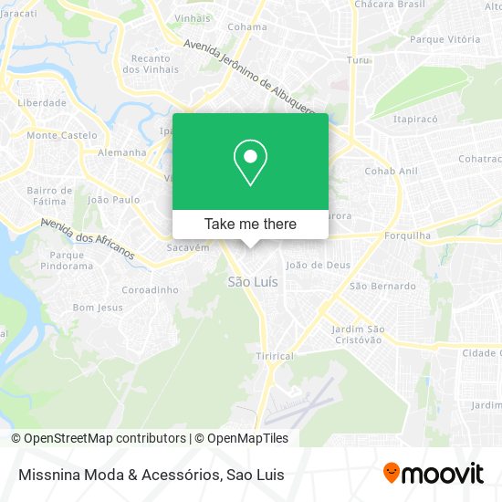 Missnina Moda & Acessórios map