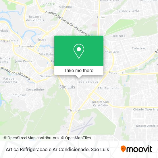 Artica Refrigeracao e Ar Condicionado map