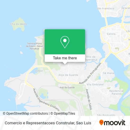 Comercio e Representacoes Constrular map