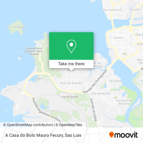 A Casa do Bolo Mauro Fecury map