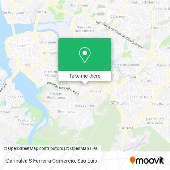 Mapa Darinalva S Ferreira Comercio