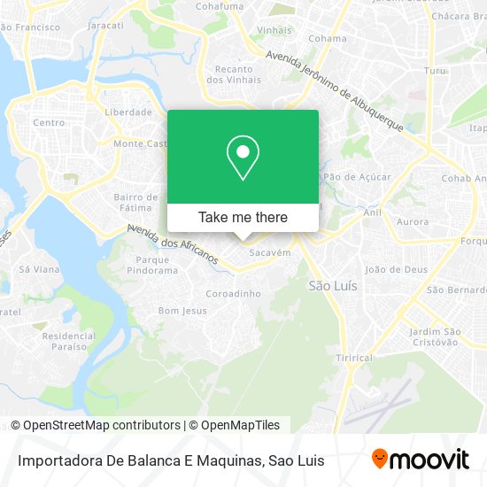 Importadora De Balanca E Maquinas map