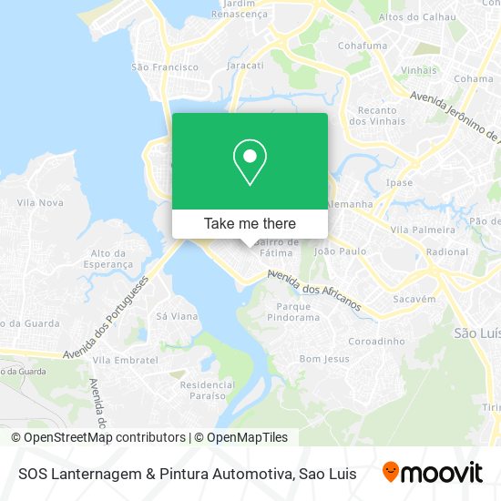 SOS Lanternagem & Pintura Automotiva map