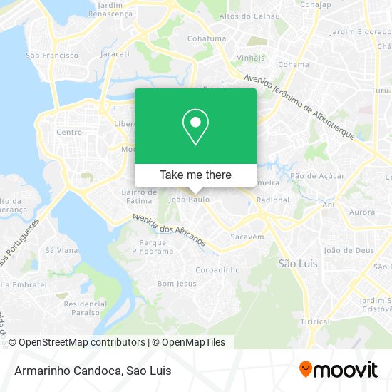 Armarinho Candoca map