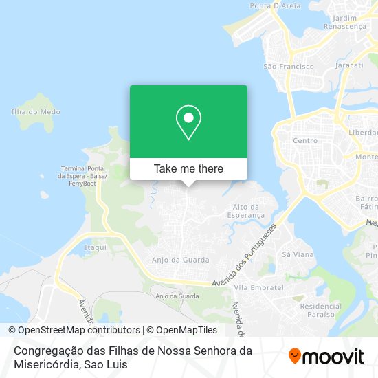 Congregação das Filhas de Nossa Senhora da Misericórdia map