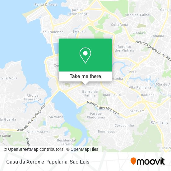 Casa da Xerox e Papelaria map