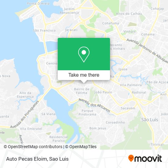 Auto Pecas Eloim map