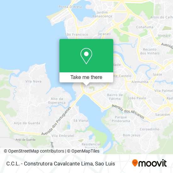 C.C.L. - Construtora Cavalcante Lima map