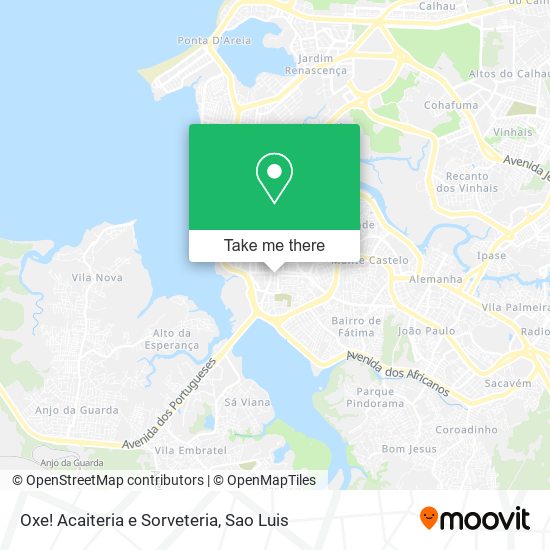Oxe! Acaiteria e Sorveteria map