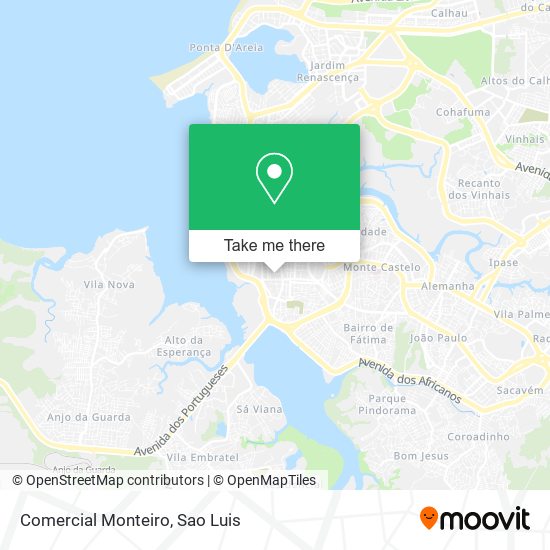 Mapa Comercial Monteiro