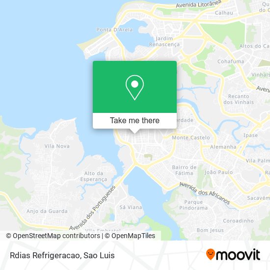 Rdias Refrigeracao map