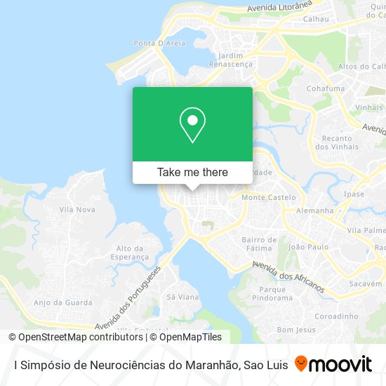 I Simpósio de Neurociências do Maranhão map