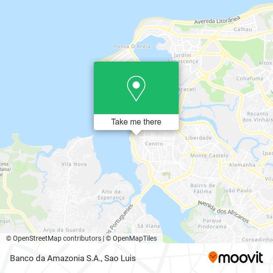 Banco da Amazonia S.A. map