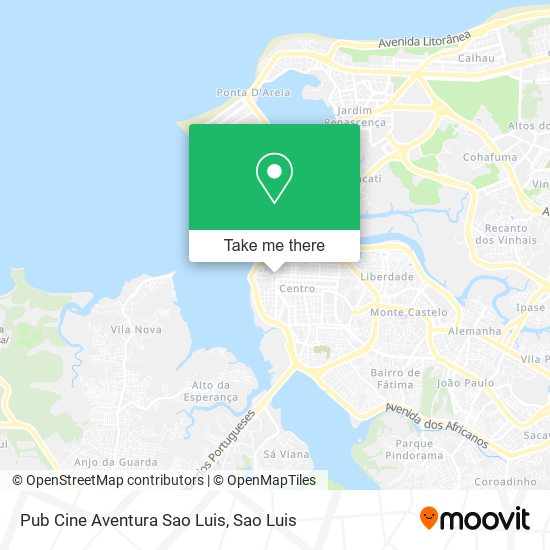 Pub Cine Aventura Sao Luis map