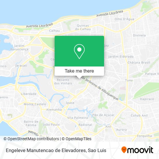 Engeleve Manutencao de Elevadores map