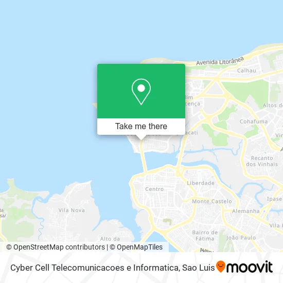 Cyber Cell Telecomunicacoes e Informatica map