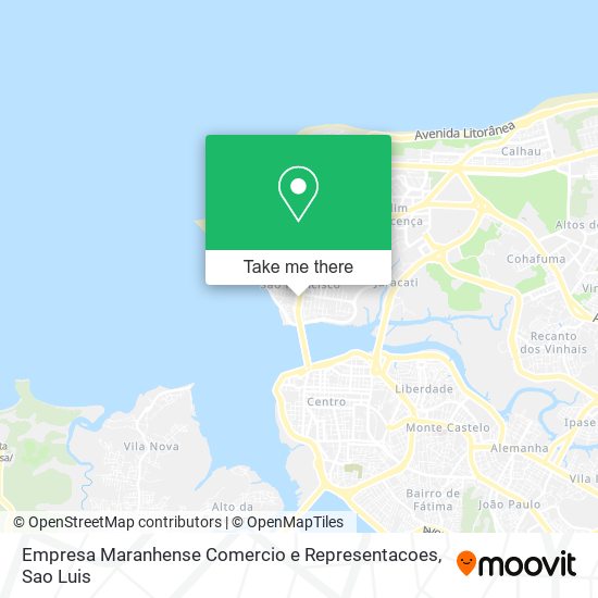 Empresa Maranhense Comercio e Representacoes map