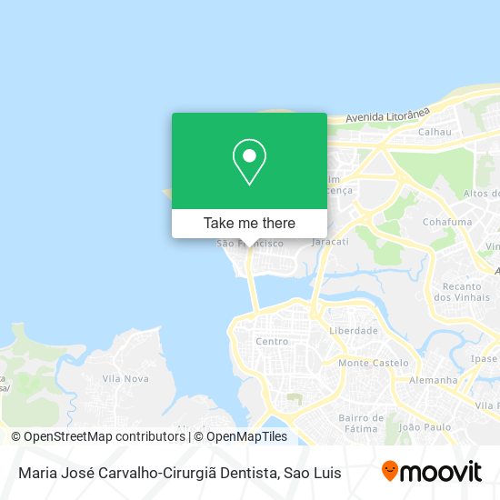 Maria José Carvalho-Cirurgiã Dentista map