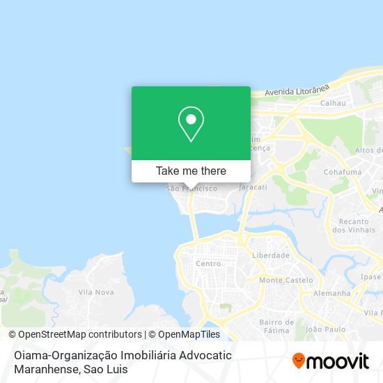 Mapa Oiama-Organização Imobiliária Advocatic Maranhense