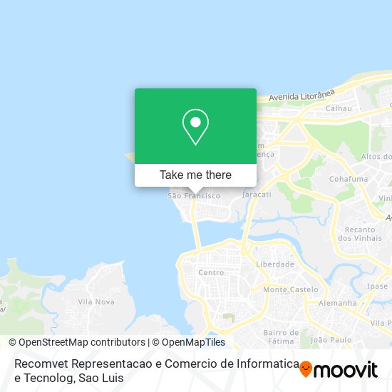 Mapa Recomvet Representacao e Comercio de Informatica e Tecnolog