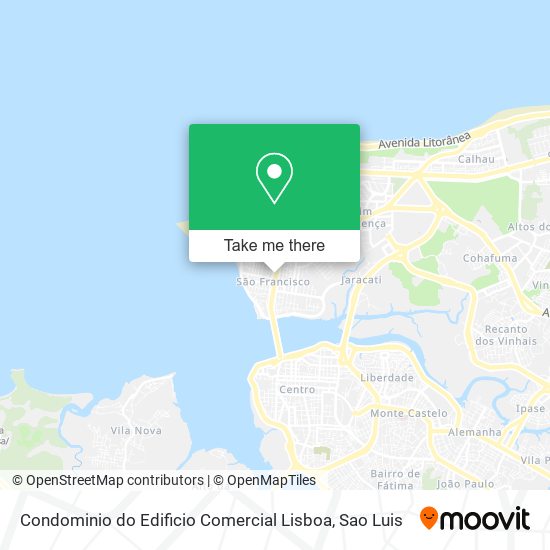 Mapa Condominio do Edificio Comercial Lisboa