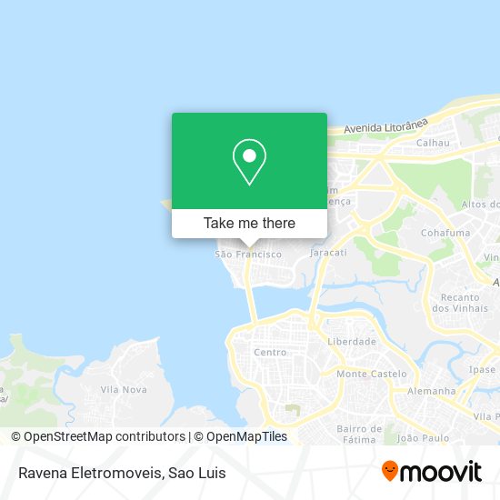 Ravena Eletromoveis map