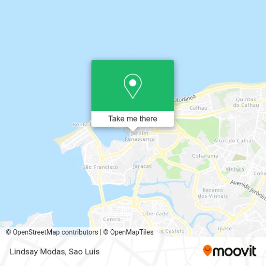 Lindsay Modas map