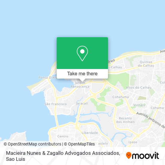 Mapa Macieira Nunes & Zagallo Advogados Associados