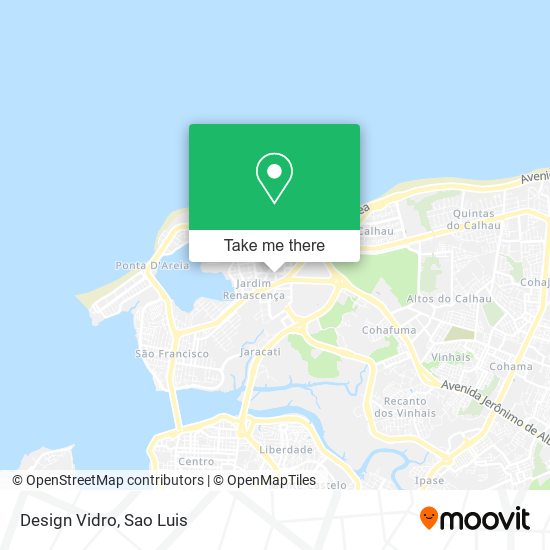 Design Vidro map