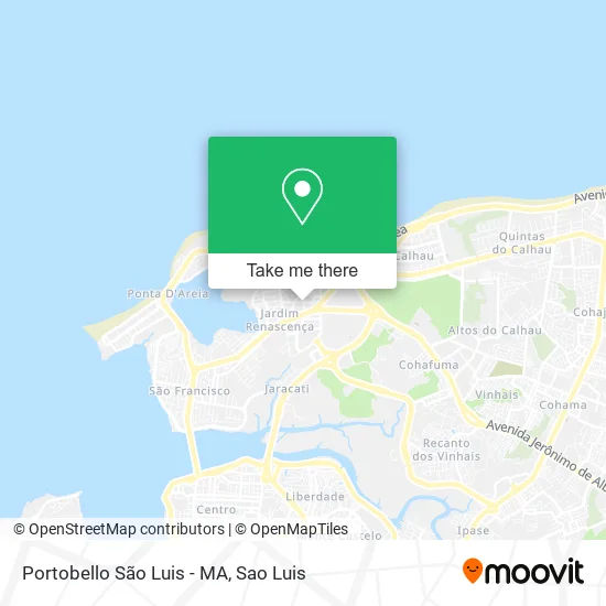 Portobello São Luis - MA map