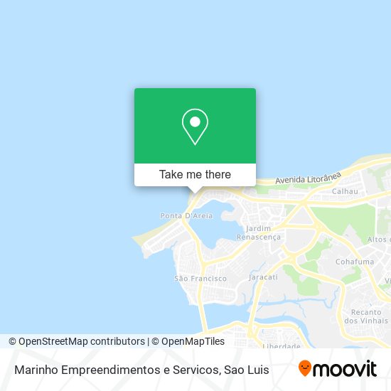 Marinho Empreendimentos e Servicos map