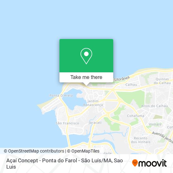 Açaí Concept - Ponta do Farol - São Luís / MA map