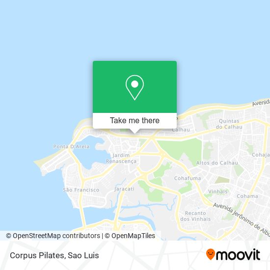 Corpus Pilates map