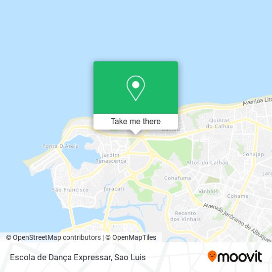 Escola de Dança Expressar map