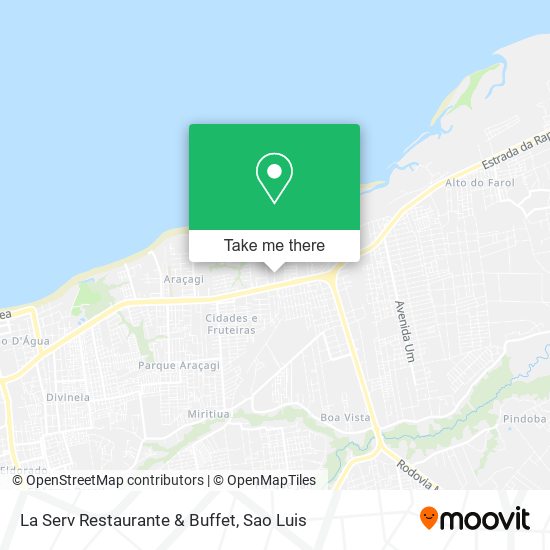 Mapa La Serv Restaurante & Buffet