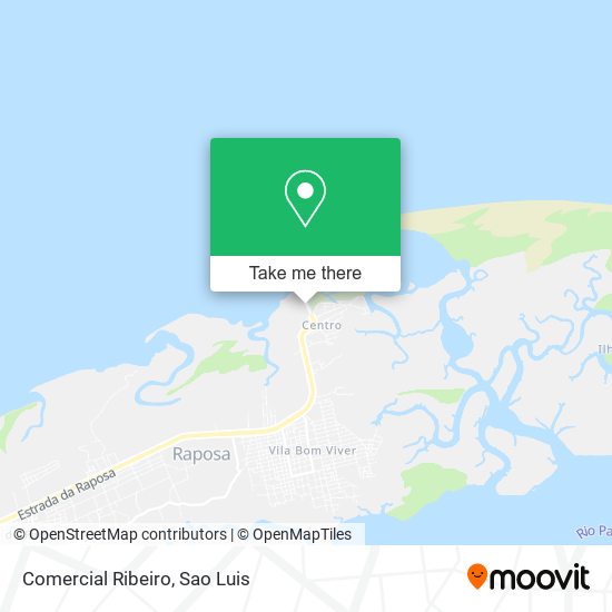 Comercial Ribeiro map