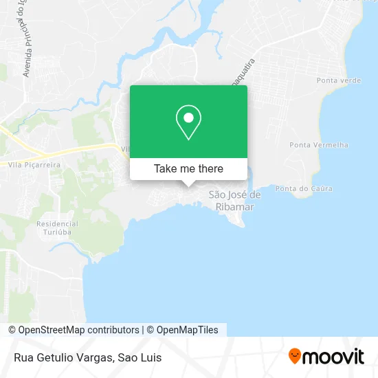 Rua Getulio Vargas map