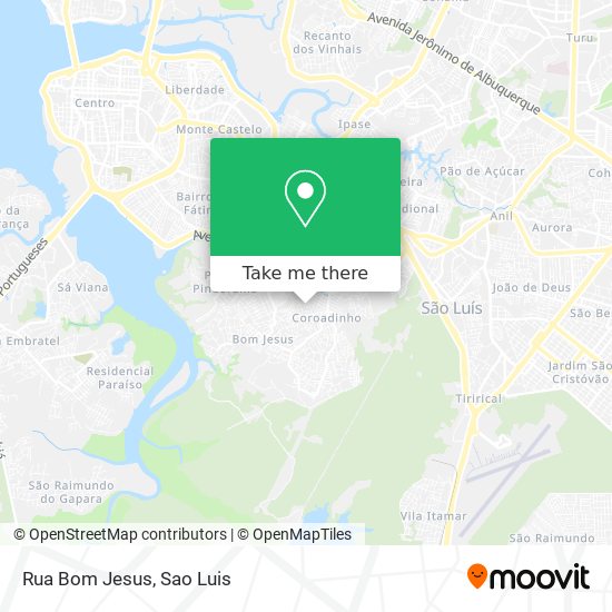 Rua Bom Jesus map