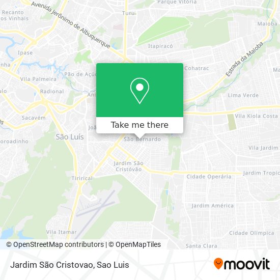 Jardim São Cristovao map
