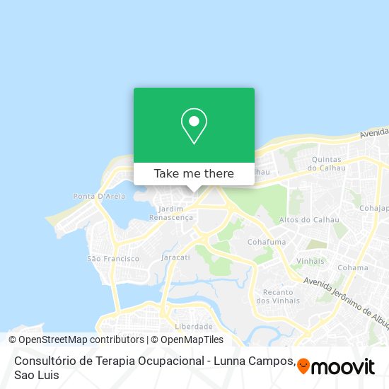 Consultório de Terapia Ocupacional - Lunna Campos map