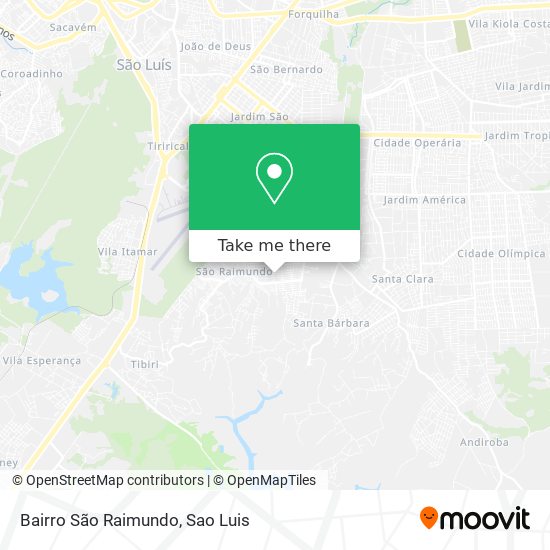 Bairro São Raimundo map