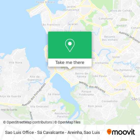 Mapa Sao Luis Office - Sá Cavalcante - Areinha